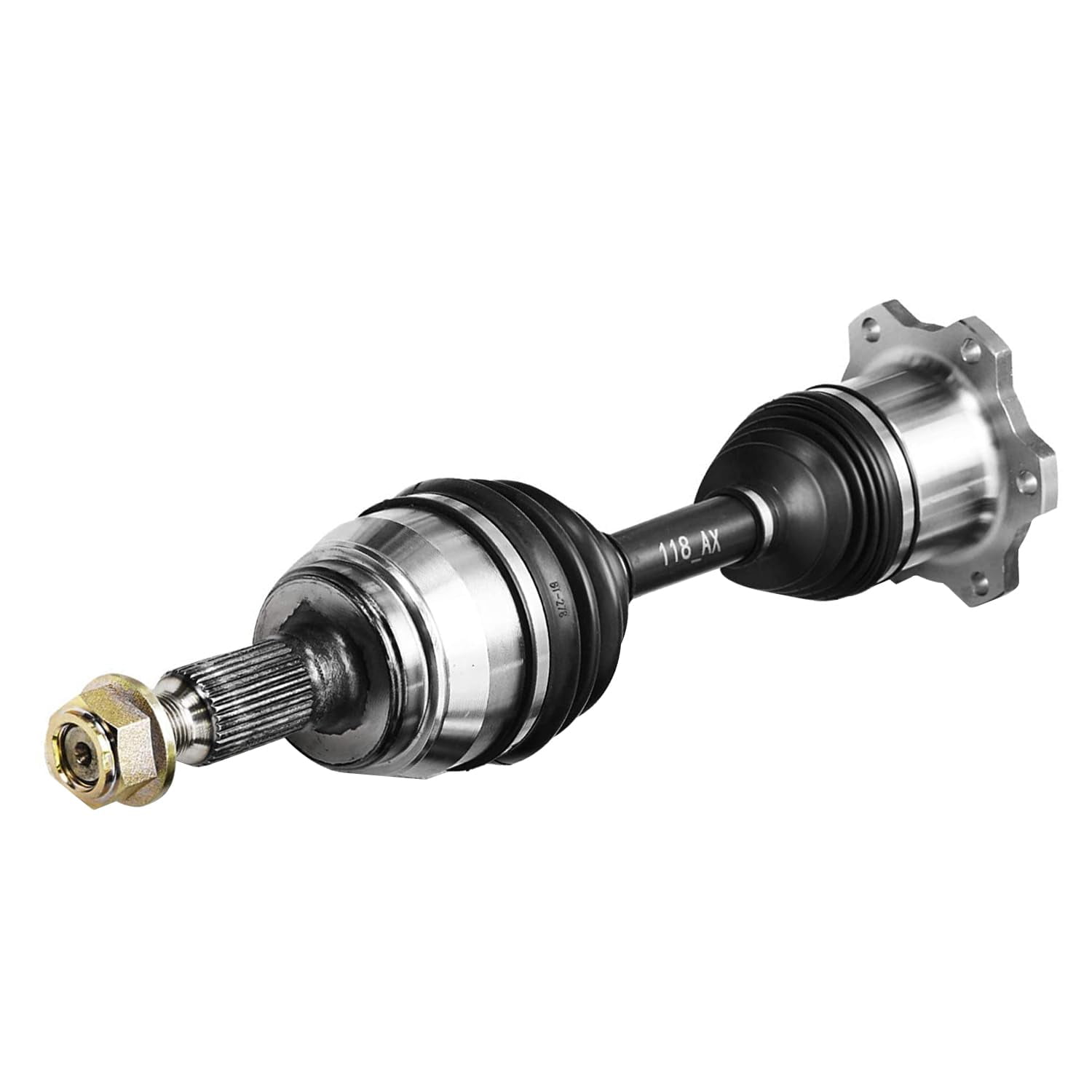 Detroit Axle - 4WD Front CV Axle Shafts Replacement for Chevy GMC K1500 K2500 Pickup Tahoe Yukon Fits select: 1999-2000 CHEVROLET SILVERADO C1500, 2005-2006 CHEVROLET SILVERADO K1500