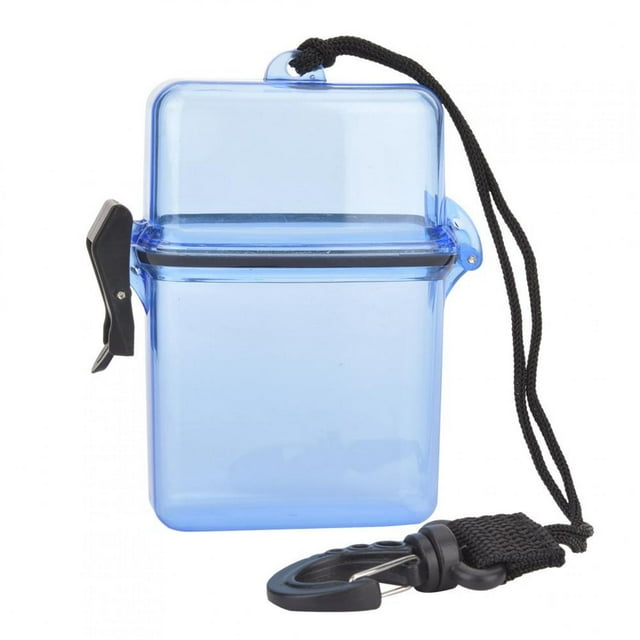 LYUMO Plastic Transparent Underwater Diving Sealing Box with Rope Hook for Surfing Canoe Kayak,Diving Accessory,Surfing Seal Box