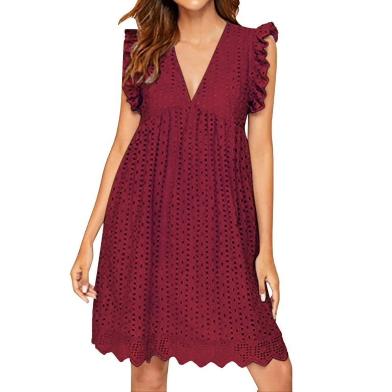Burgundy new hotsell years eve dress
