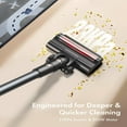 thumbnail image 3 of Homeika Cordless Vacuum Cleaner, 300W 23KPa Powerful Suction Vacuum with LED Display, 3 Suction, 48mins Runtime, Lightweight Stick Cleaner with Sofa Brush for Hard Floor/Carpet/Pet Hair/Car, Black, 3 of 9