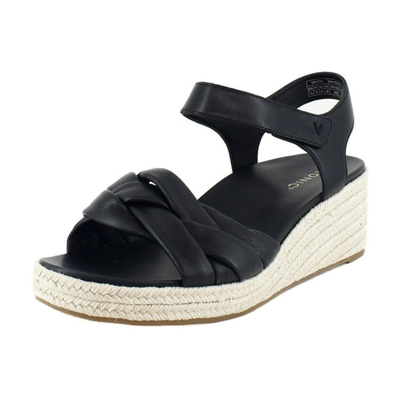 Vionic Saratoga Women's Sandals Black Leather Size 5 W