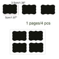 thumbnail image 2 of 48pcs Chalkboard Labels Water Resistant Adhesive Blackboard Sticker for Mason Jars Food Pantry Glass Bottle, 2 of 7