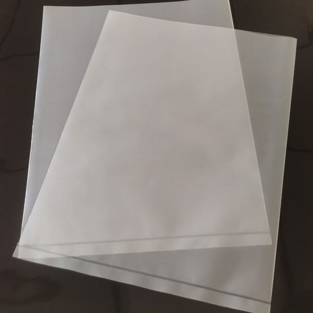 Bolsa de almacenamiento transparente de 100 piezas, camiseta autoadhesiva, bolsas organizadoras transparentes para ropa, bolsa multifuncional Almacenamiento y organización del hogar 5 cables,5 cables