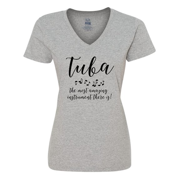 Inktastic Amazing Tuba Women's V-Neck T-Shirt