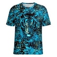 thumbnail image 5 of Animal Print Patterns Women's T-Shirt Short Sleeve T Shirts Tops Tee Ladies Loose T, 5 of 6