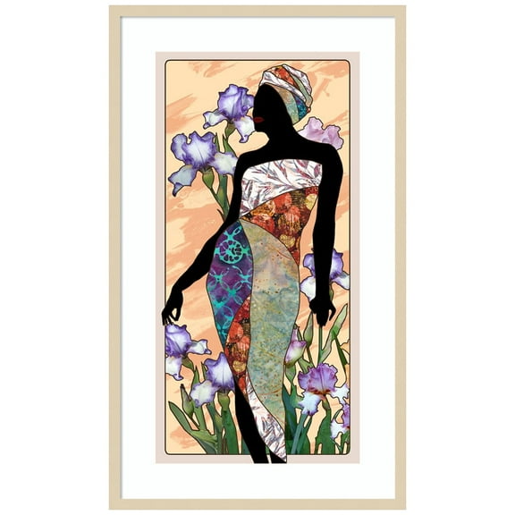 Amanti Art Cosmopolitan Woman I Wood Framed Wall Art Print