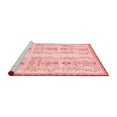 thumbnail image 2 of Ahgly Company Machine Washable Indoor Square Abstract Red Modern Area Rugs, 6' Square, 2 of 4
