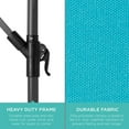 thumbnail image 6 of Best Choice Products 10ft Offset Hanging Outdoor Market Patio Umbrella w/ Easy Tilt Adjustment - Sky Blue, 6 of 7