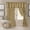 Gold, variant on Elrene Home Fashions Mia Beaded Scallop Valance, Gray, 52" x 19"