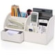 thumbnail image 1 of Organizador de Escritorio de oficina, sistema de organización, organizador de mesa, portalápices de cuero PU, caja para bolígrafos, suministros de oficina multifuncionales, 1 of 6