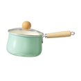 thumbnail image 4 of Olla para leche, cacerola, utensilios de cocina, calentador de alimentos, antiadherente con tapa, cacerola para leche, para cocina de inducción, M, 4 of 8