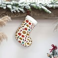 thumbnail image 6 of Honeii Hot Dog Pizza for Christmas Stocking,Large Xmas Stocking,Holiday and Family Stocking for Fireplace Christmas Holiday Party Decoration, 6 of 7