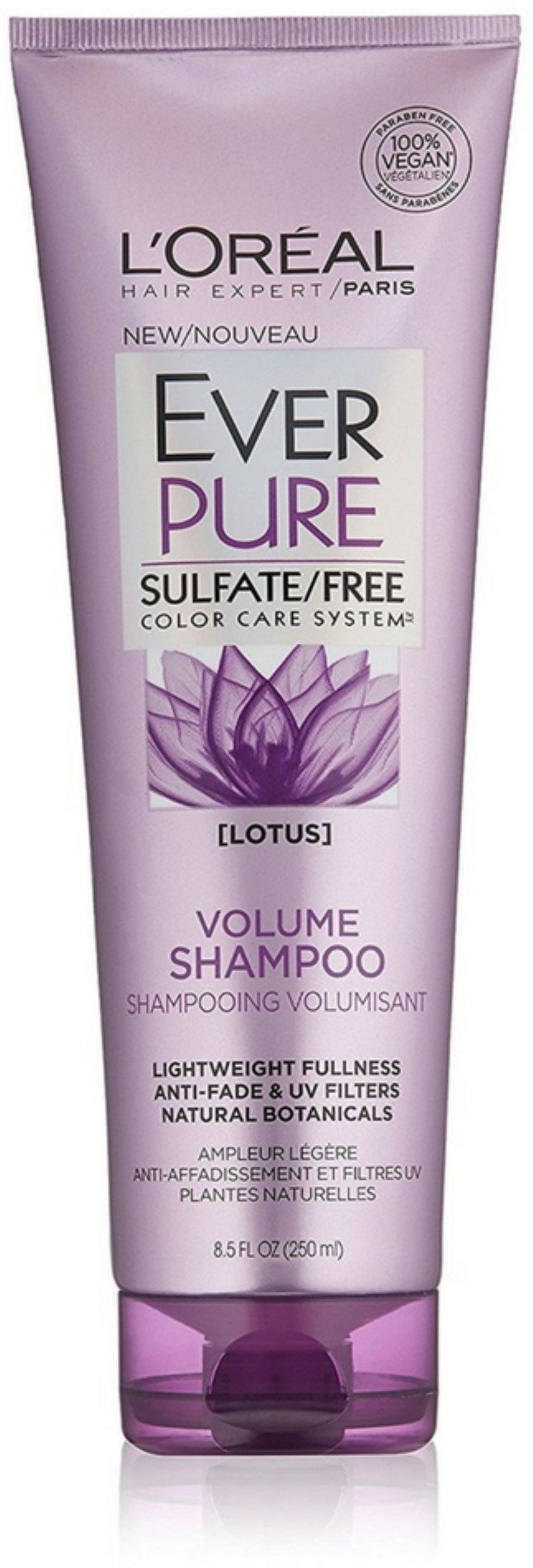 fascisme Kælder Kvadrant L'Oreal Paris EverPure Color Care Volume Hair Lotus Shampoo, 8.5oz, 6-Pack  - Walmart.com