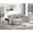Gray, variant on 104.5Inch Modular Sectional Sofa, Convertible Pull Out Sleeper Sofa with 2 Stools and Storage Chaise, 3 Seats L-shaped Comfy Couch for Living Room and Office, Gray
