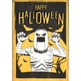 thumbnail image 2 of America Forever Happy Halloween Garden Flag 12.5 x 18 inch Double Sided Outside, Halloween Monster Fright Night Nightmare Horror Holiday Yard Outdoor Decorative Flag, 2 of 7