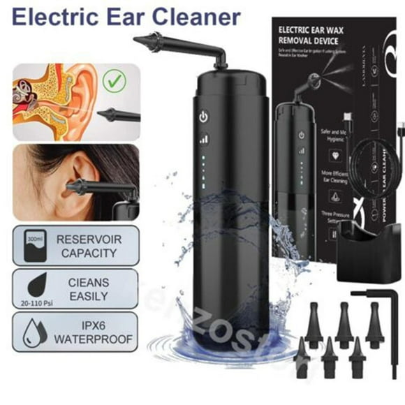 2024 Ear Wax Removal Tool Water Powered Wush Ear Cleaner Electric Ear Cleaning Kits,100% New (age)