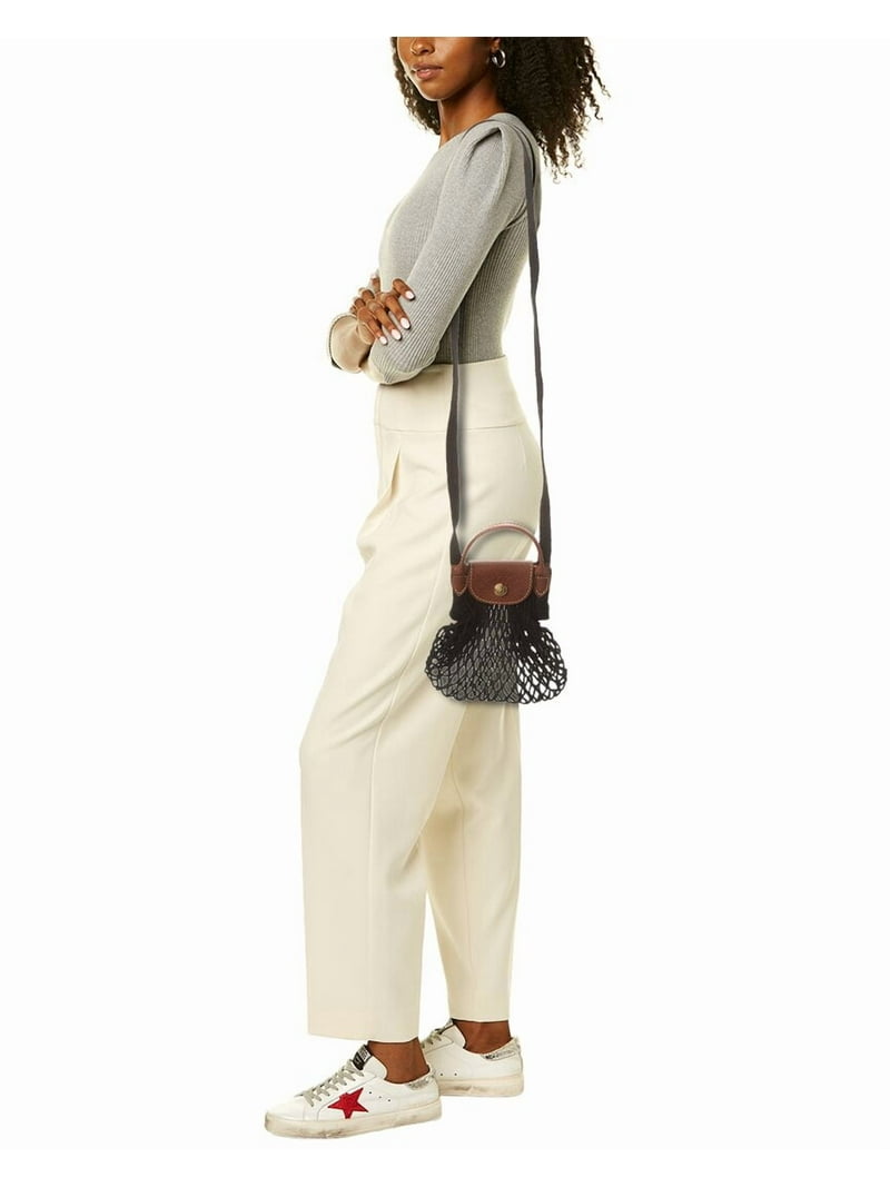 Longchamp Le Pliage Filet Extra Small Mesh Handle Bag with