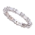 thumbnail image 2 of Karina B� Baguette Diamonds Eternity Band, 2 of 9