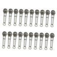 thumbnail image 3 of Luxshiny 20Ud De Colgantes Microfono En Aleacion Para Dijes DIY Color Plata Resistente, 3 of 8