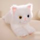 thumbnail image 3 of 40/53CM Simlation Lying Kitten Plush Toys Fluffy Cat Stuffed Animal Pet Doll Black Orange Gray White Gray Cat Plushie Toys, 3 of 5