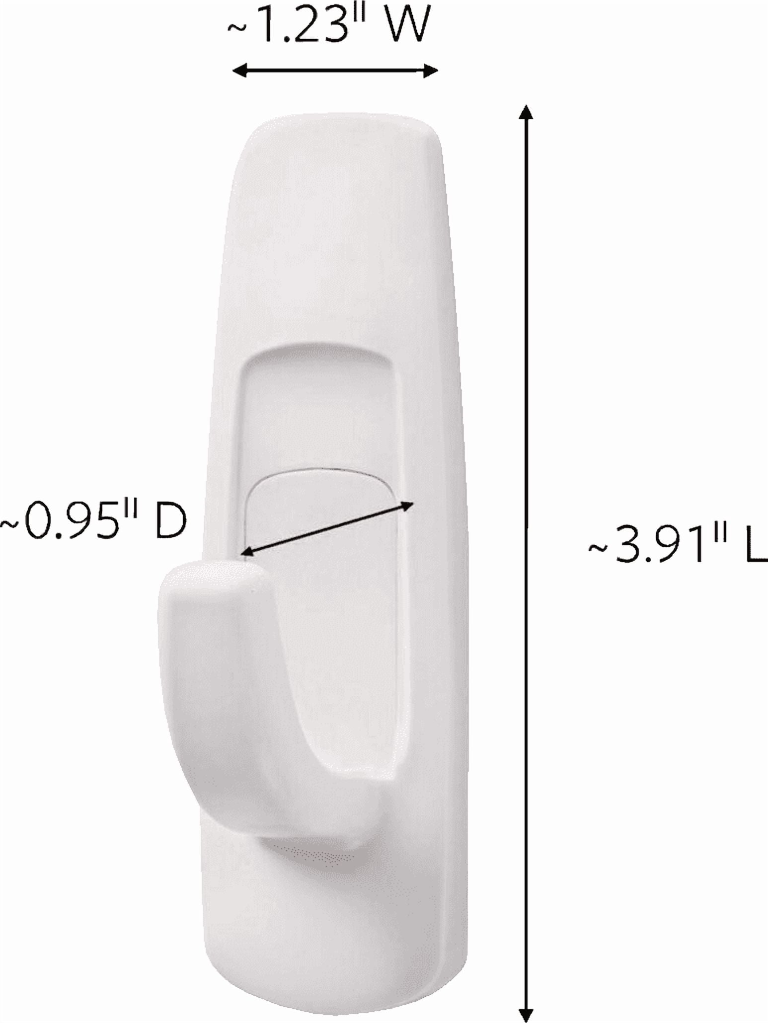 Command Utility Adhesive Hook - Pack of 2 — Residential Use, Standard Application