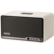 Edifier S300 Hi-Fi Tabletop Speaker, Hi-Res Audio LDAC for Wireless Multi-Room & Stereo Pairing, 80W Power Works with AirPlay 2 Bluetooth 5.4 USB-C AUX Inputs, Retro Design with Remote - Ivory