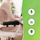 thumbnail image 2 of Cojines ErgonóMicos para Reposabrazos de Silla, Alivio de PresióN con Almohadillas de Espuma ViscoeláStica para Reposabrazos, Juego de 4 Piezas de Silla, 2 of 5