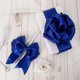 thumbnail image 4 of Cinta Ribbli azul real satinada con alambre de 6,35 cm x 18,29 m, 4 of 4