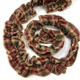 thumbnail image 7 of JCS Vintage Christmas Ruffled Homespun Cotton Fabric Plaid Trim/Garland - 2 x 144 inches (12 feet), 7 of 7