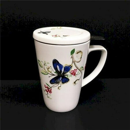 

Mr. MJs Trading HO-M2244-141 Blue Butterfly on a Branch Mug