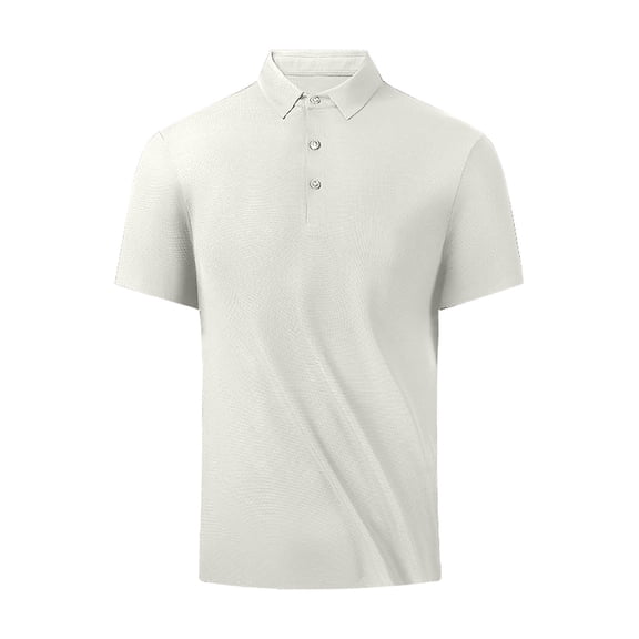 ZVNAΖH Polo Shirts for Men,Men Shirts Casual Short Sleeve Turn Down Collar Buttons Tops