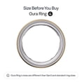 thumbnail image 2 of Monitor de sueño y actividad física Smart Ring OURA Ring 4, color dorado, tamaño 9, 2 of 8