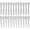 Silver, variant on 24-Piece Spoons and Forks Set Silverware Set - Forks and Spoons Food Grade Stainless Steel Silverware for Home, Kitchen and Restaurant, 12-Fork and 12-Spoon, Mirror Polished&Dishwasher Safe