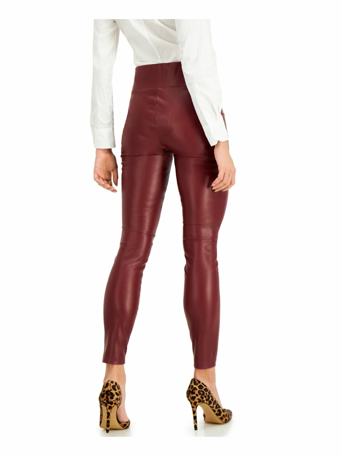 International Concepts Womens Faux Leather Leggings Port 6