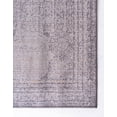 thumbnail image 6 of Unique Loom Bromley Collection Area Rug - Wells (2' x 6' 9" Runner Ivory/Gray), 6 of 6