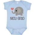 thumbnail image 3 of Inktastic Nicu Graduate Baby Elephant Boys or Girls Baby Bodysuit, 3 of 5