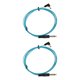 thumbnail image 3 of Cable de clip de CC, 2 piezas Cable de clip de tatuaje Cable de clip de tatuaje de CC Cable de clip de tatuaje con interfaz de CC Características líderes en su clase, 3 of 8