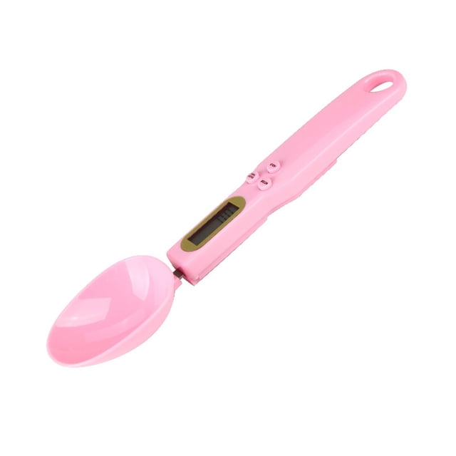 Cuchara medidora digital de cocina, material ABS, gramos/onzas, función de tara, ingredientes secos/húmedos, pantalla LCD, funcionamiento con un solo botón, portátil