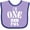 Lavender and Purple, variant on Inktastic I'm One-derful First Birthday Boys or Girls Baby Bib