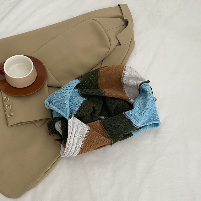 Bolso de mano para mujer Borla de tejer de gran capacidad para viajes de oficina (verde)