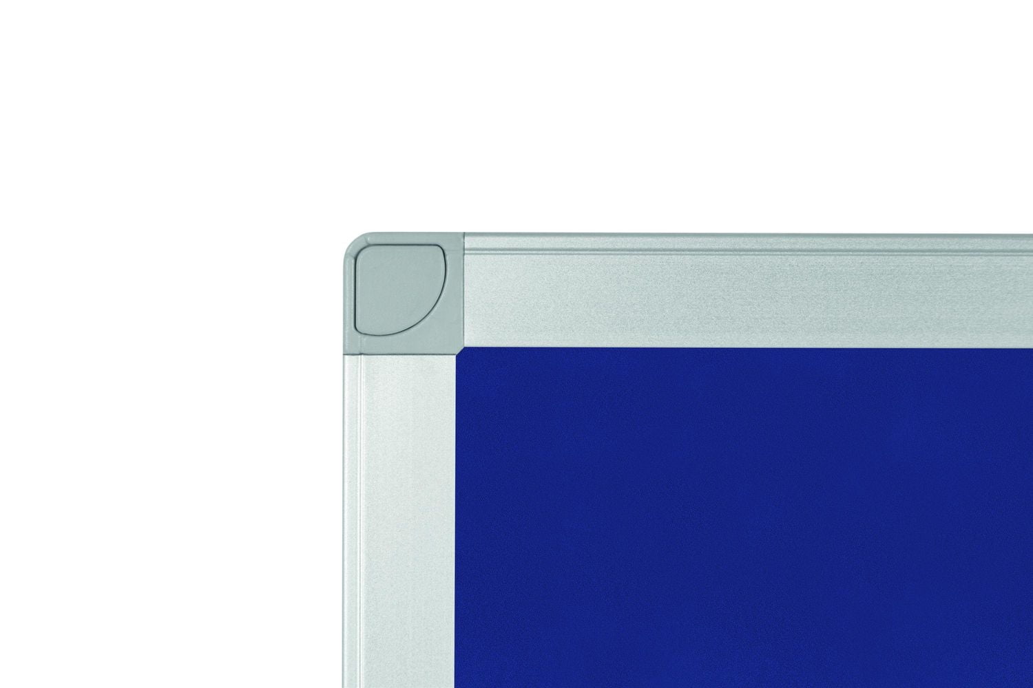 MasterVision Ayda Blue Felt Bulletin Board, 18" x 24", Aluminum Frame