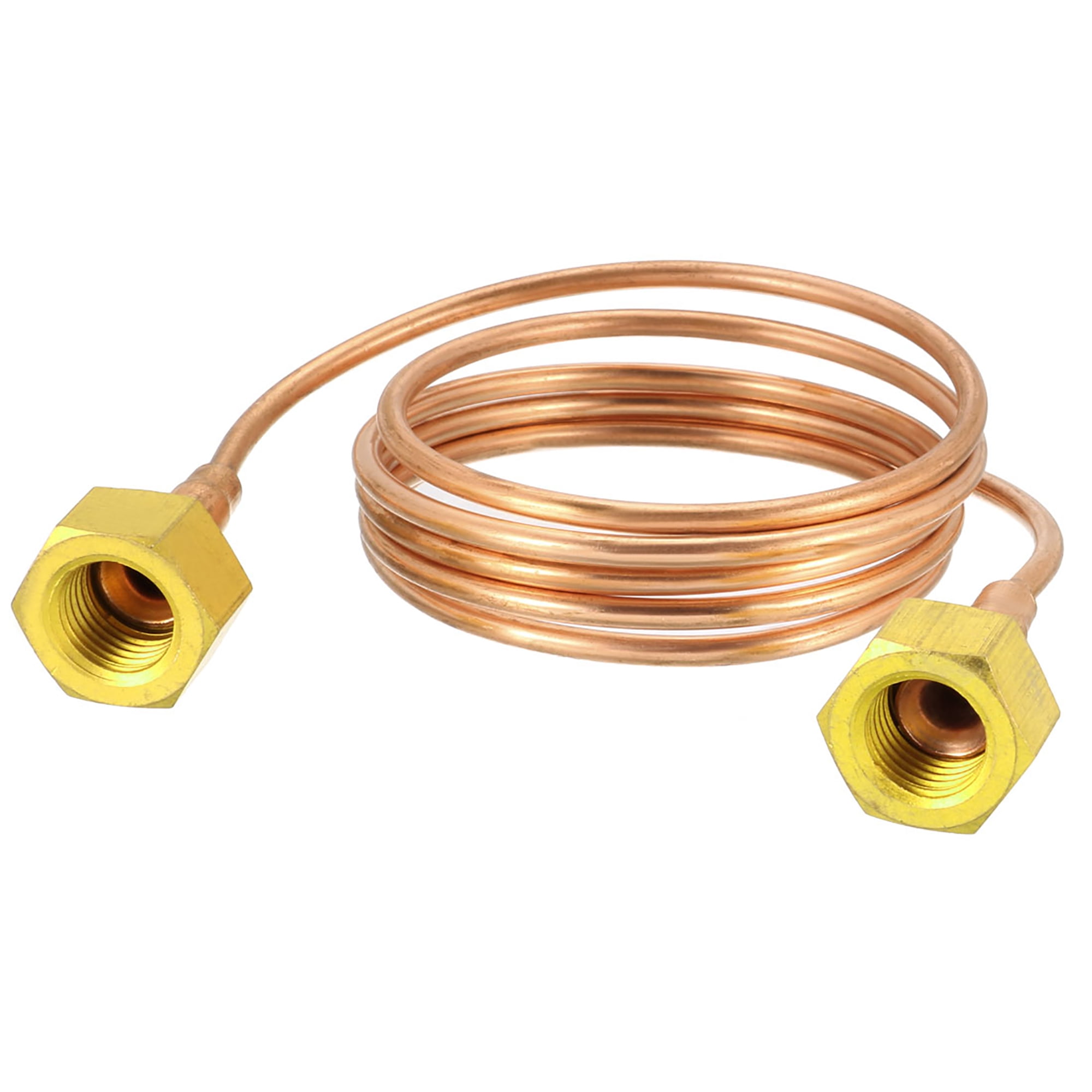 Tube Flare Fitting Copper Tube 5.2mm OD 3.2mm ID for Refrigeration Tubing 10pcs 