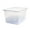 White Lid (56 QT), variant on Homz Snaplock 6 Qt Clear Organizer Storage Container Bin w/ Lid (10 Pack)
