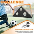 thumbnail image 6 of BOHEN 6x4FT Portable Soccer Goal for Kids Backyard with Carry Bag - Easy Folding Lightweight Fun for Outdoor Indoor Training Games for Teen Youth Adult (Orange, 6x4FT, 1 Pack), 6 of 8