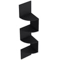 thumbnail image 4 of Black Wall Mounted Shelf Crestone for Living Room, 4-Tier Engineered Wood Display Organizer with Modern Design, 4 of 7