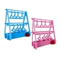 thumbnail image 4 of Soporte para pendientes, perchero, perchas, estante para pendientes, único armario para pendientes de acrílico Rosa y azul, 4 of 8