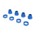 thumbnail image 3 of 4 Uds Adaptadores de cubo hexagonal de rueda RC 24mm Brillar Aleación de aluminio Azul, 3 of 10