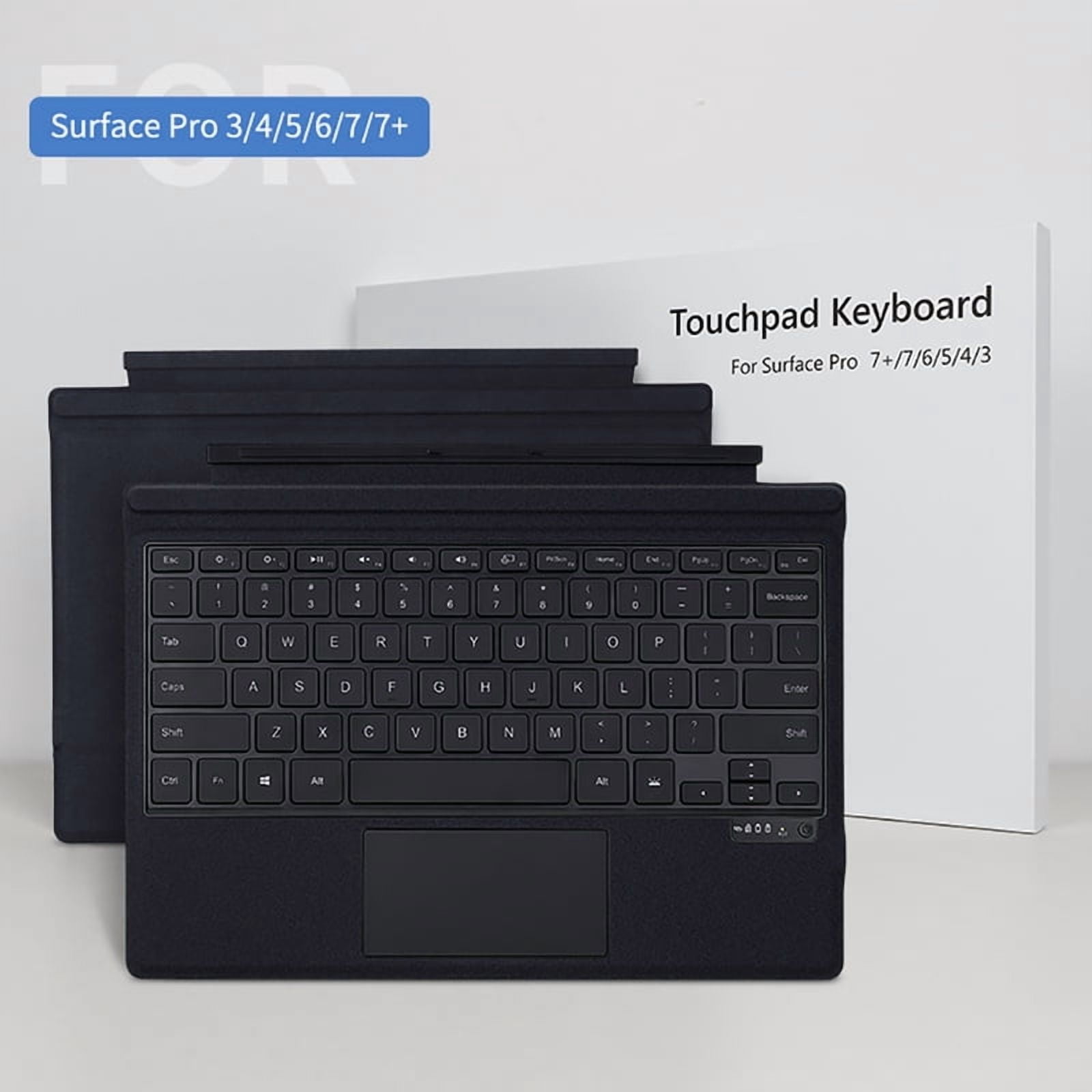 Backlight Bluetooth Keyboard For Microsoft Surface Pro 3 4 5 6 7 8 9 Pro X Go 1 2 3 Keyboard Backlit Trackpad Wireless