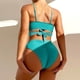 thumbnail image 3 of Traje de Baño Sexy de Dos Piezas con Cuello en V para Mujer Traje de Baño sin Espada con Bloque de Color con Pantalones Calientes ANGGREK Otros, 3 of 6