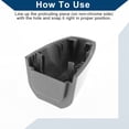 thumbnail image 7 of Unique Bargains No.51217396544 Exterior Door Handle Cover Trim for BMW X1 X2 X5 F15 X6 F16 2014-2019 Door Handle Cover 1 Pcs Silver Tone, 7 of 7